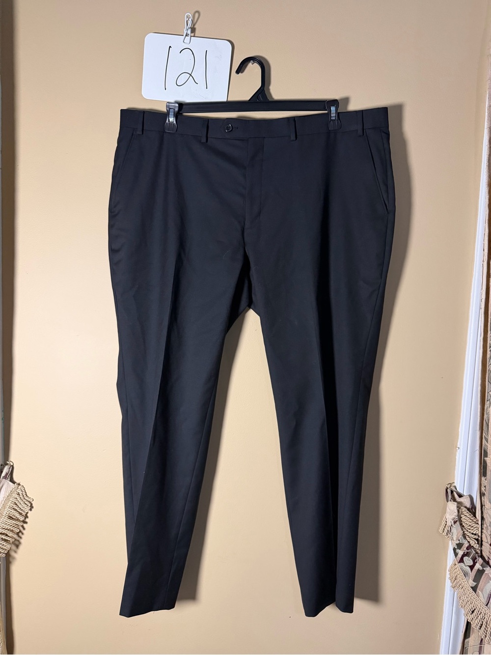 Ralph Lauren Black Men's Dress Pants - Classic Straight Size 42/30